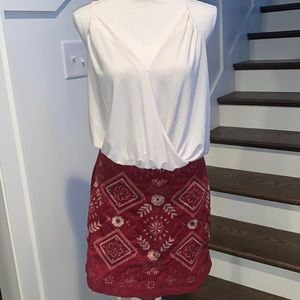 forever 21 formal top white